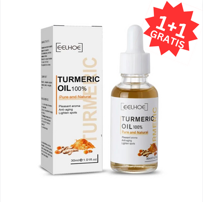 1+1 GRATIS Ser 100% Natural Ulei de Turmeric Anti-rid Anti-îmbătrânire 30ml