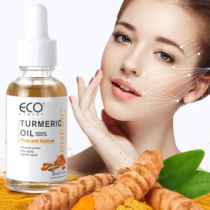 1+1 GRATIS Ser 100% Natural Ulei de Turmeric Anti-rid Anti-îmbătrânire 30ml