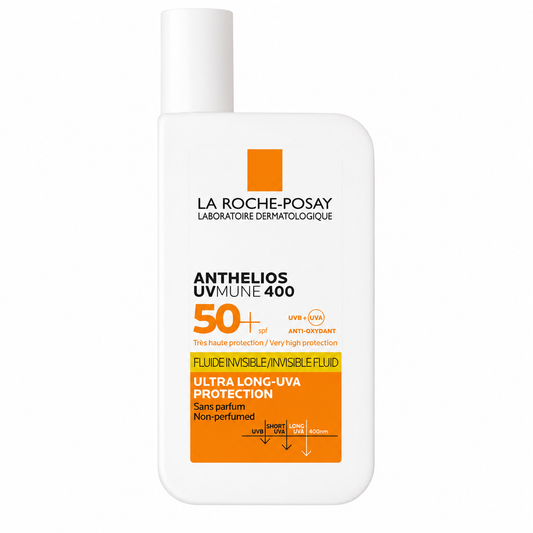 Protecție Solară SPF50+, Creamă invizibilă, Rezistentă la apă, 50ml
