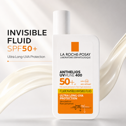 Protecție Solară SPF50+, Creamă invizibilă, Rezistentă la apă, 50ml